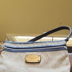Michael Kors Beige and Black Women's Bag